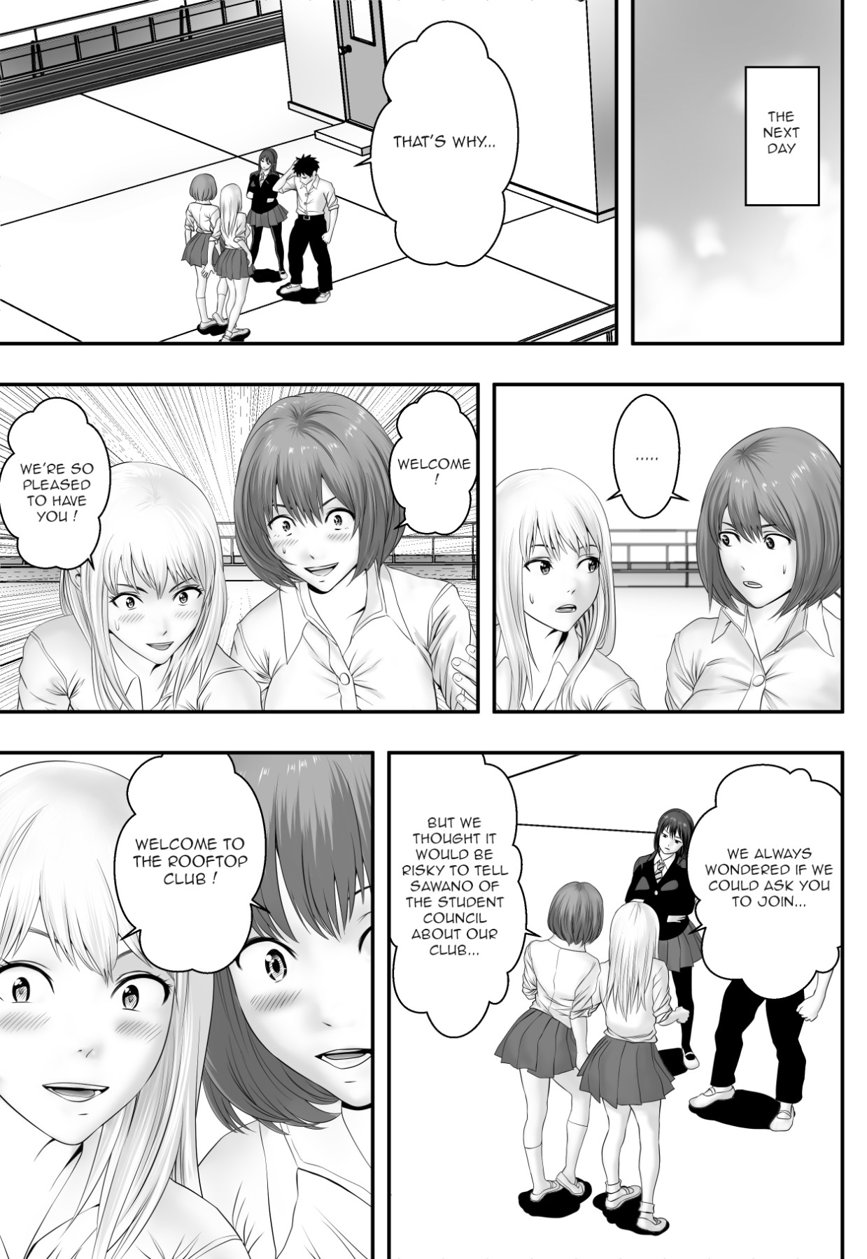 Hentai Manga Comic-Rooftop Club-Read-20